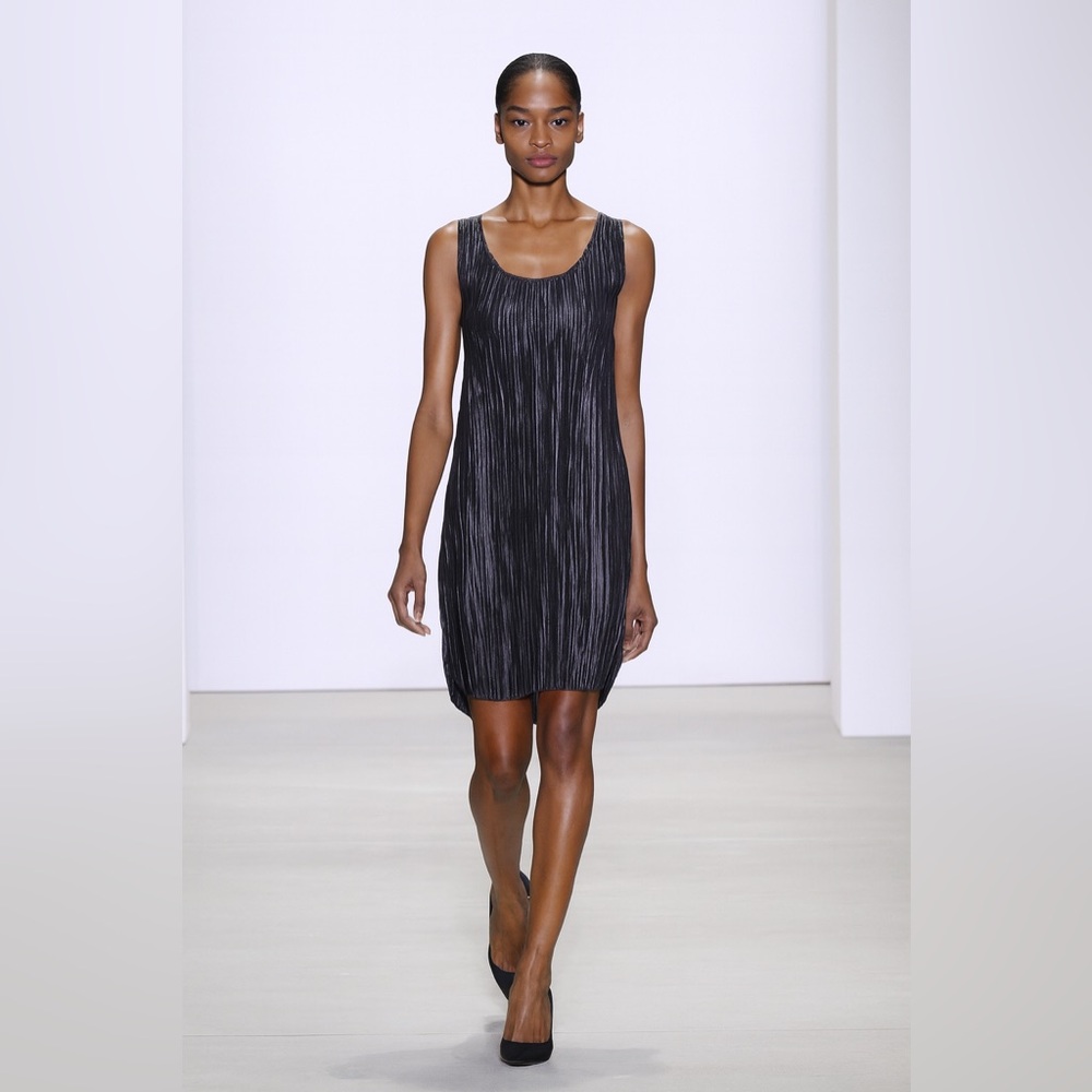 H&M Purple Pleated Sleeveless Dress | Size Small